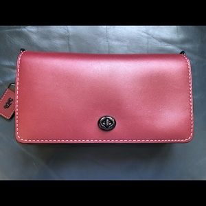 Coach Dinky in classic Oxblood